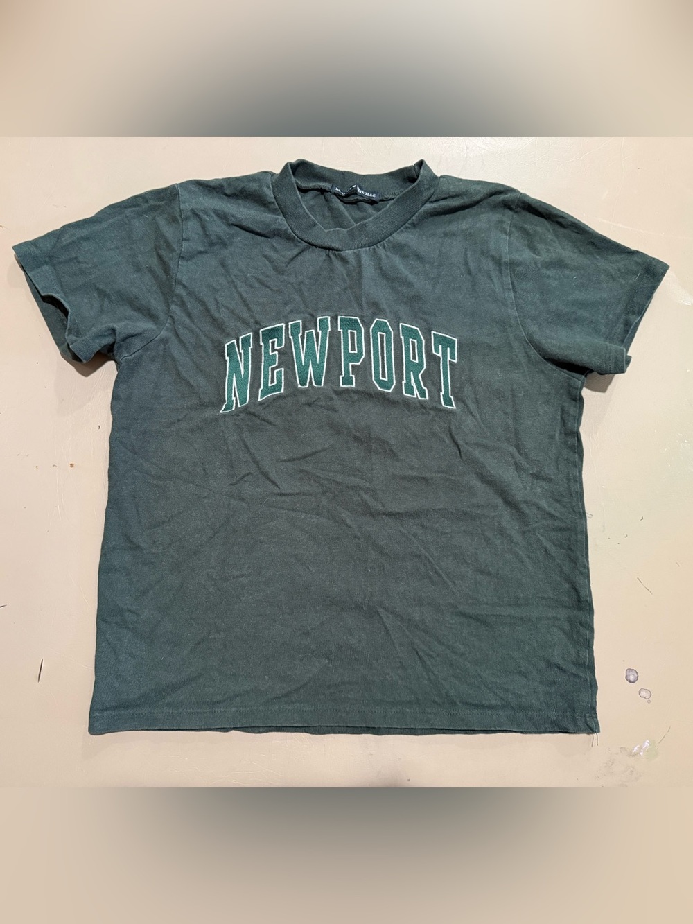 Brandy Melville Green Newport shirt in size XS/S